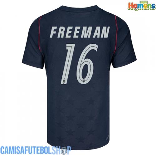 Camisa de time de futebol Estados Unidos Alex Freeman #16 Replicas 2º Equipamento Mundo 2026 Manga Curta